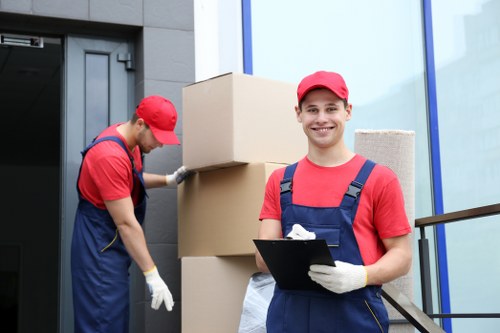 Moving team helping with house removals in North Harrow