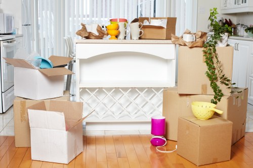 Packing and preparing workstations for an office relocation