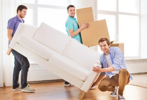 Van loading support for a flat move in North Harrow