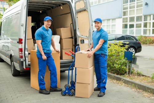 Removal van support for flat, house, and business moves in North Harrow