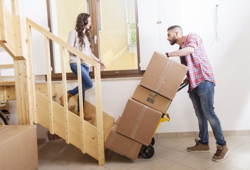 Local moving service helping with a flat move in North Harrow