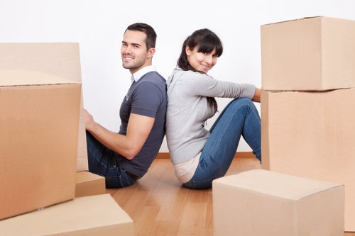 Packing and furniture handling by a local removals team