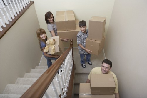 Local moving help in North Harrow with boxes and furniture